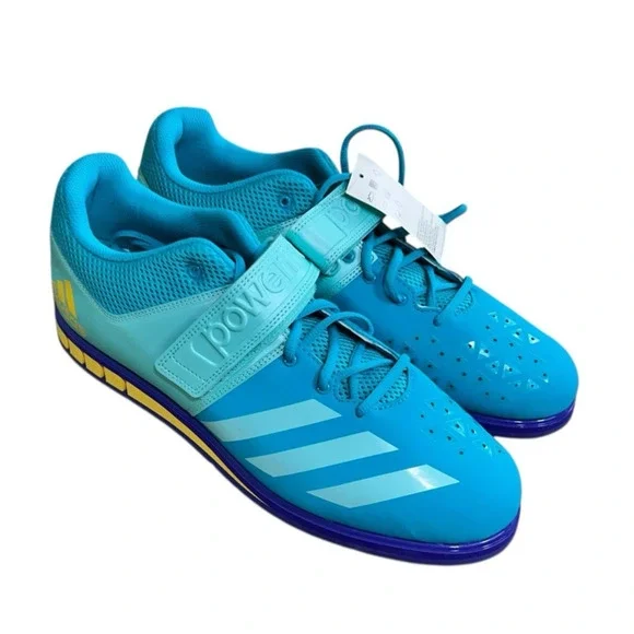 Adidas Powerlift 3.1 Weightlifting Shoes Men's 15 Energy Blue Training Sneakers - Picture 3 of 13